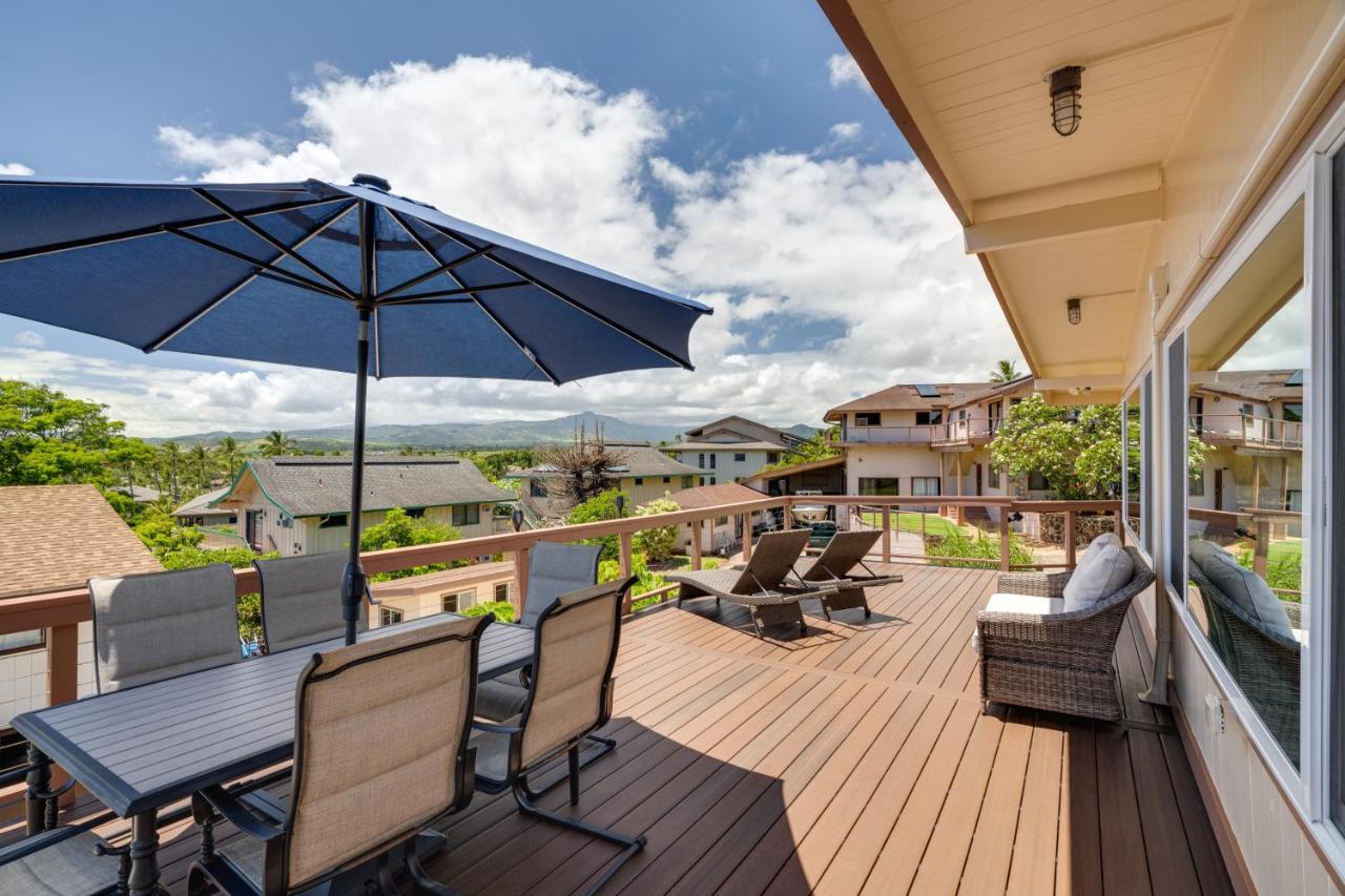 Updated Poipu Home Large Deck With Scenic View Koloa Eksteriør billede